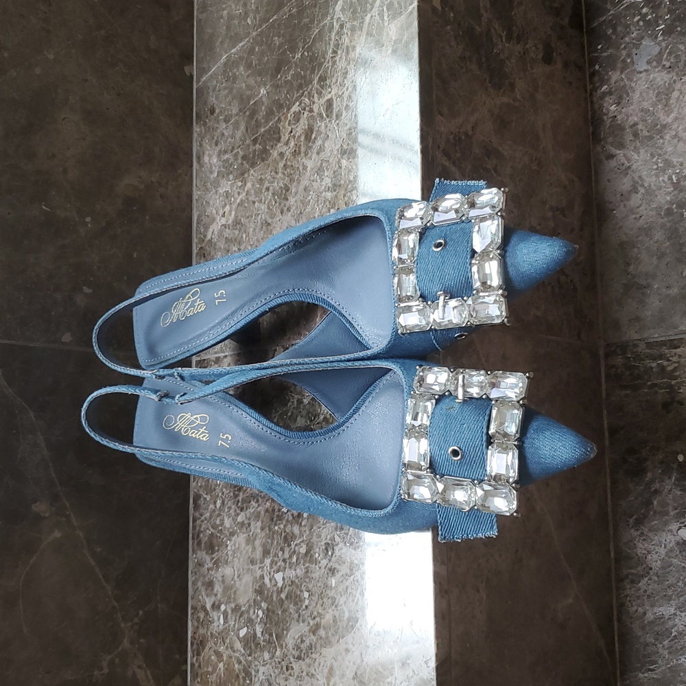 Mata Jeans Pumps Sz 7.5 - Picture 3 of 8